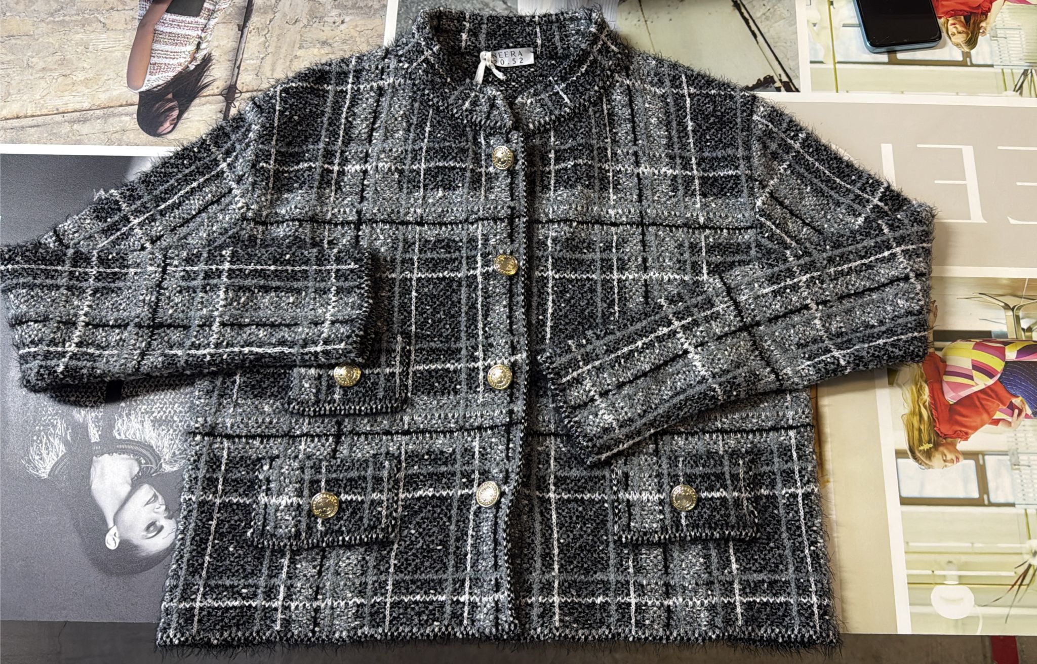 Giacca chanel riquadri
