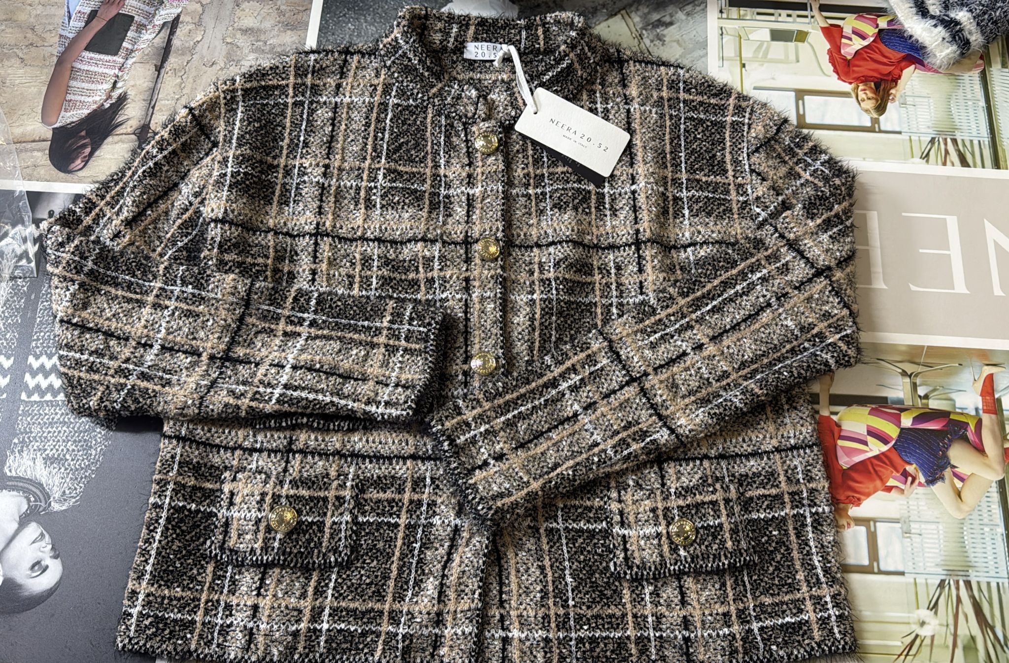 Giacca chanel riquadri