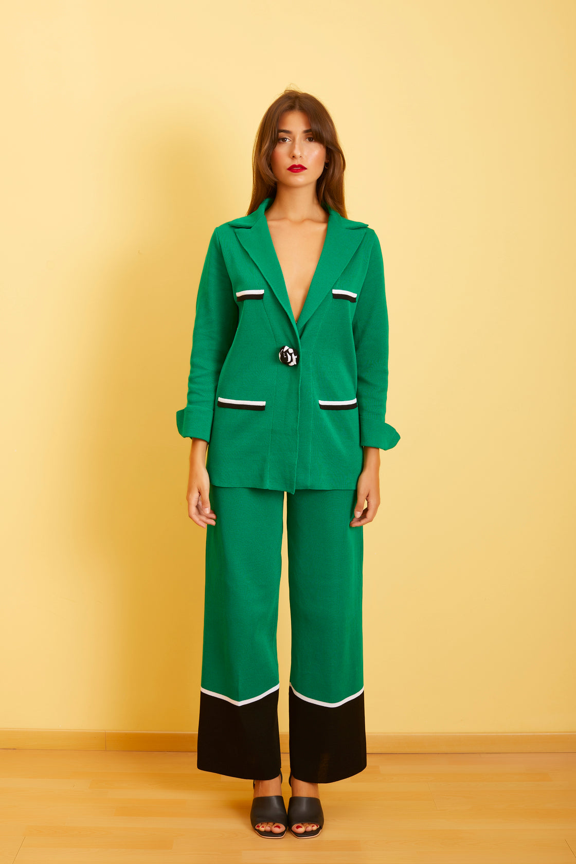 Pantalone bicolor