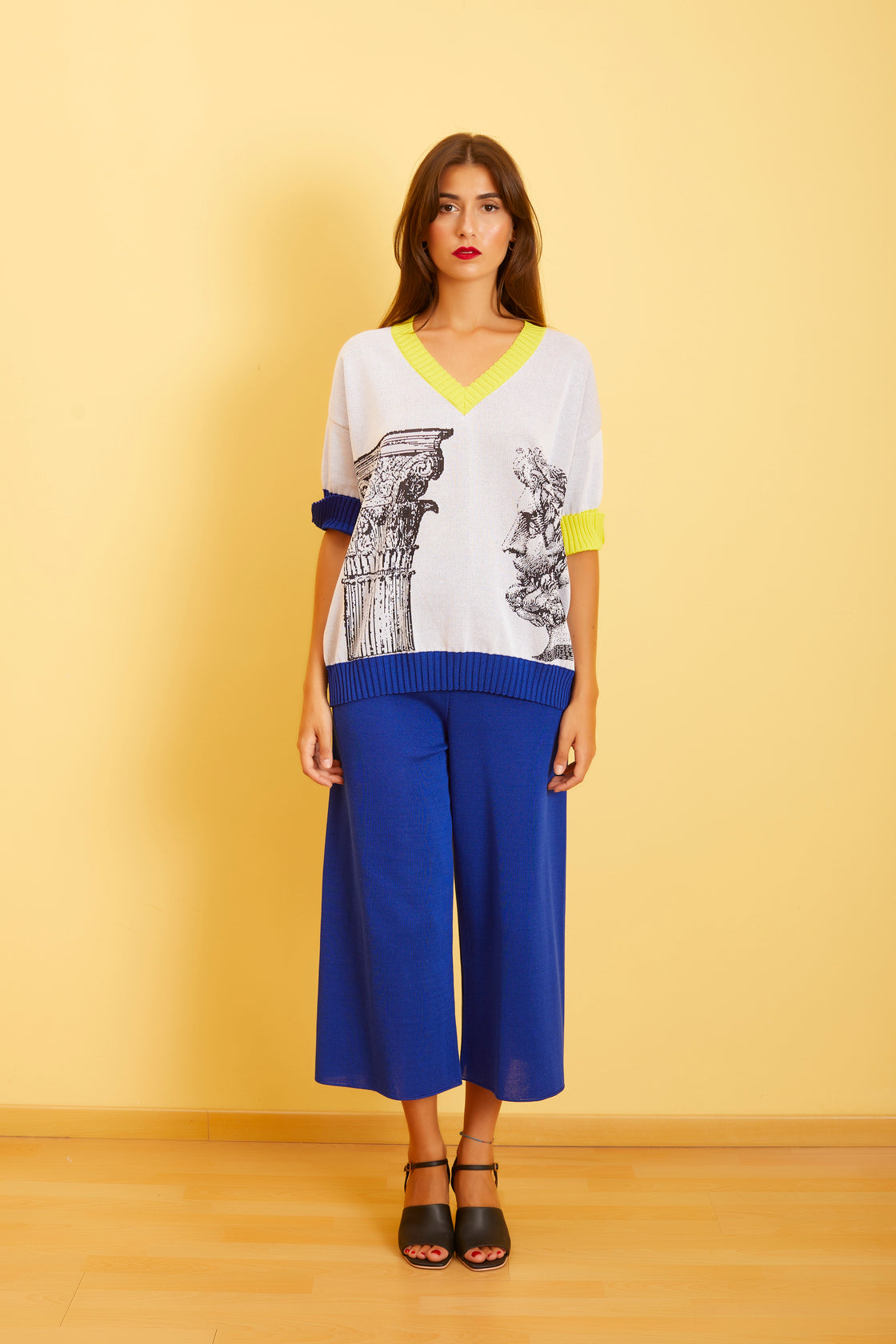 Maglia con disegni