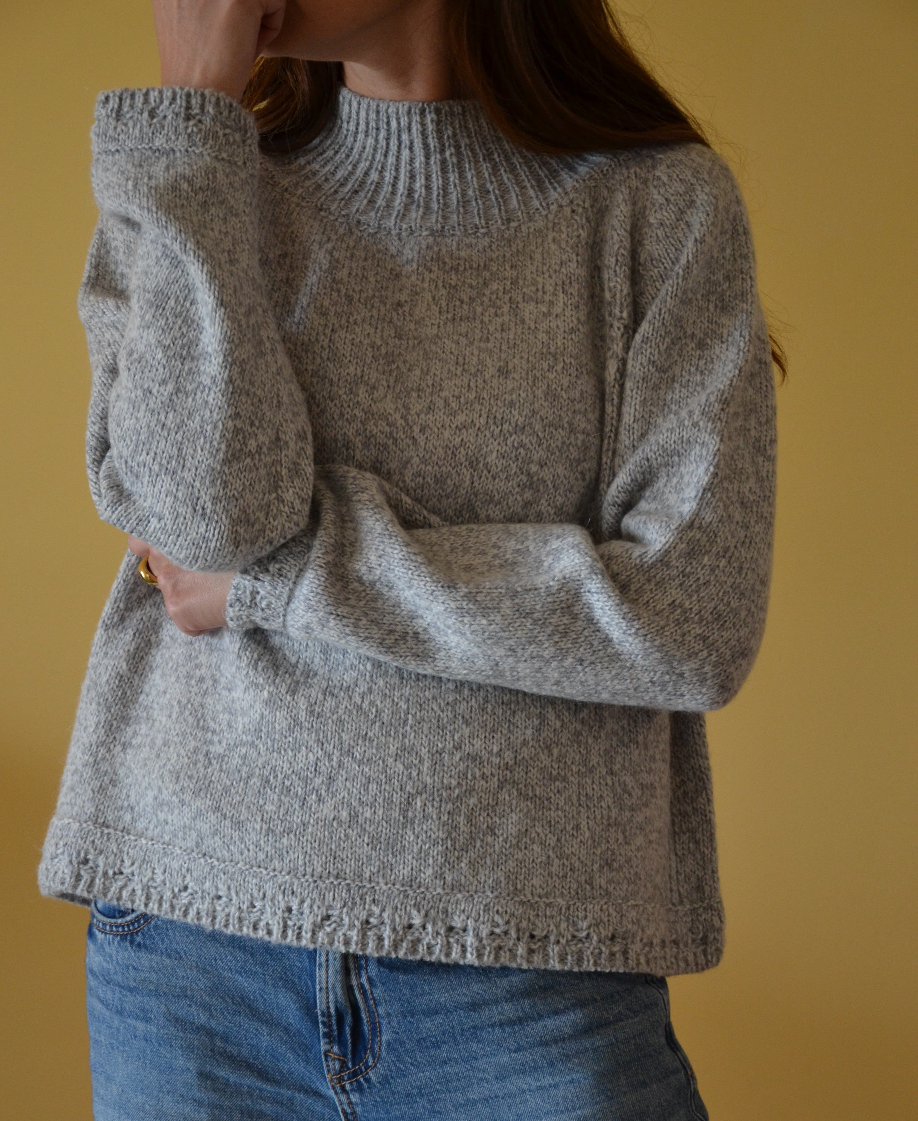 Maglia scatola con dettagli