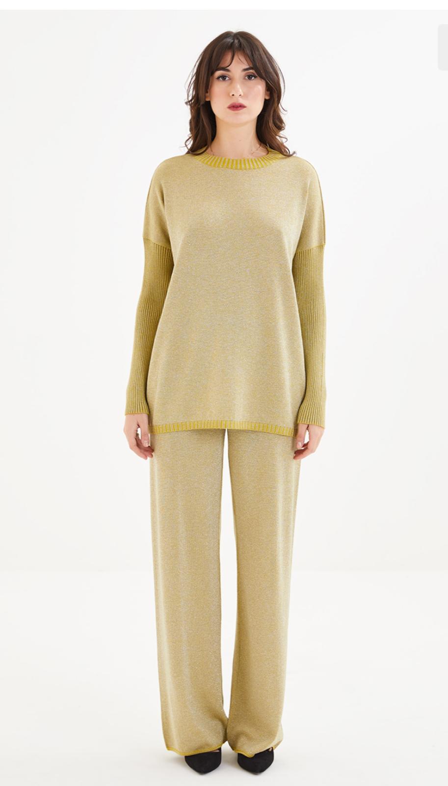 Maglia scatola vanisè lurex