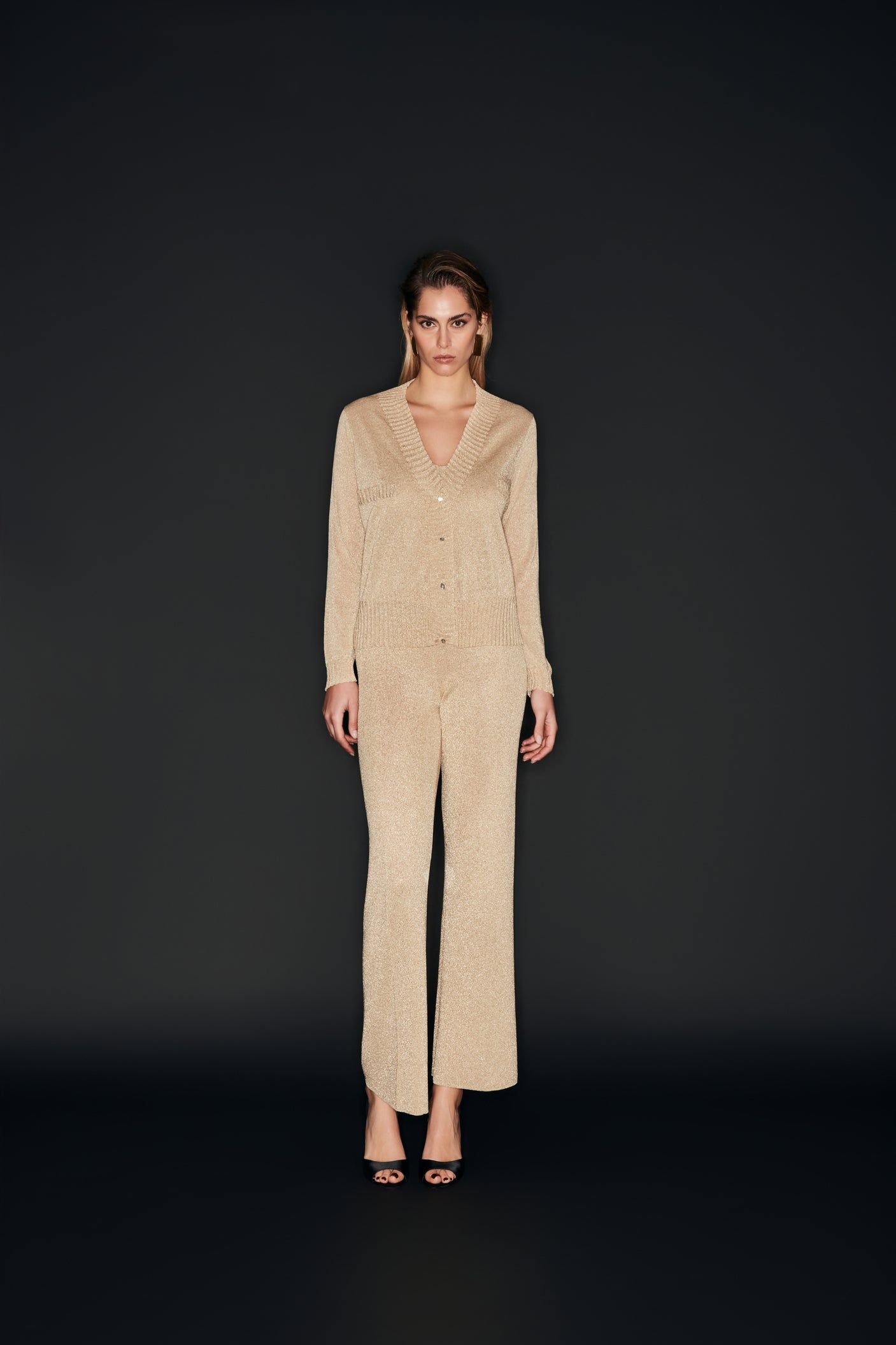 Pantalone continuativo lurex